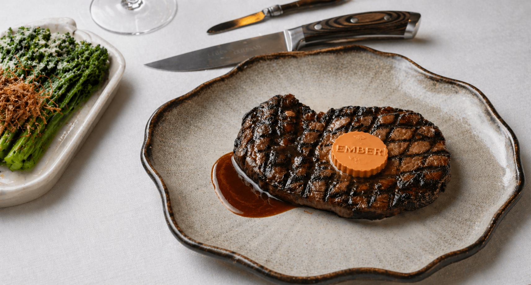 Chef's table at the pass.